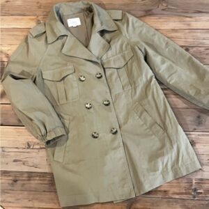 LOFT Women's Utility Jacket trench coat in tan